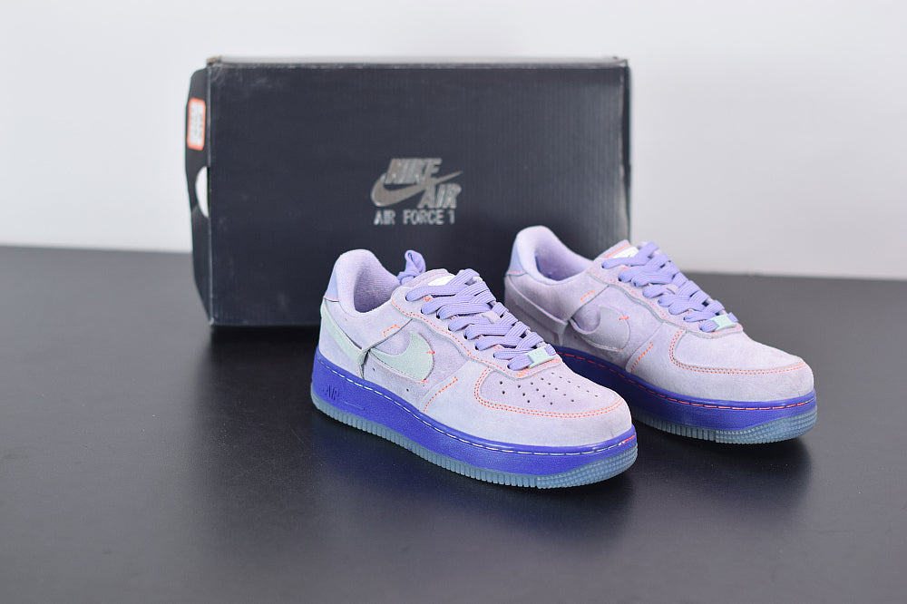 Nike purple 2025 air force